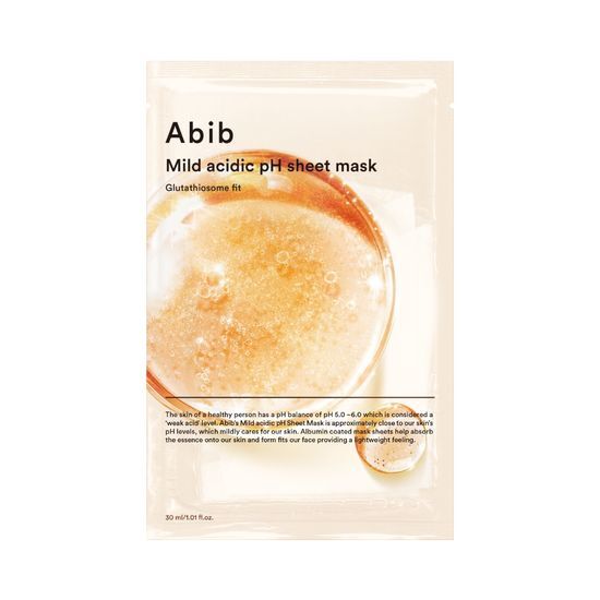 Mild Acidic pH Sheet Mask Glutathiosome Fit 10ea by Abib at GWENCHANDA Korean Cosmetics Shop - 2