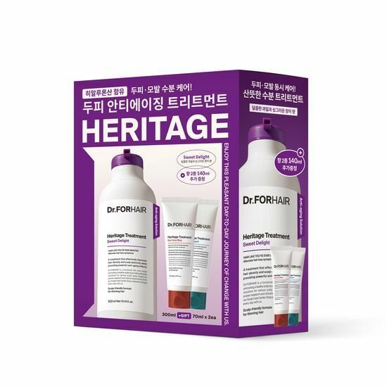 Heritage Treatment Sweet Delight 300ml Set (+Earl Grey Bliss 70ml+April Muguet 70ml) by Dr.forhair at GWENCHANDA Korean Cosmetics Shop - 2