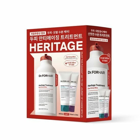 Heritage Treatment Earl Grey Bliss 300ml Set (+April Muguet 70ml+Sweet Delight 70ml) by Dr.forhair at GWENCHANDA Korean Cosmetics Shop - 2