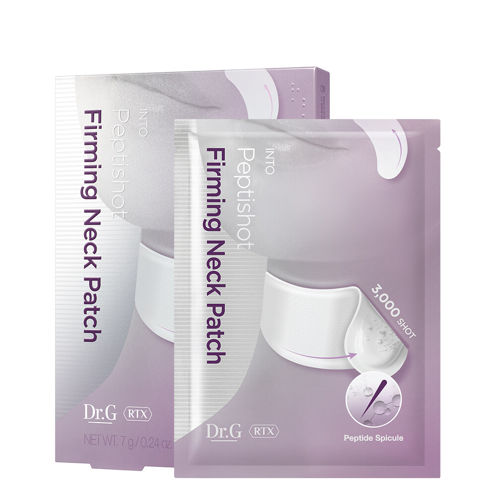 RTX Into Peptishot Firming Neck Patch 1ea (Neck & Nasolabial Folds) by Dr.G at GWENCHANDA Korean Cosmetics Shop - 2