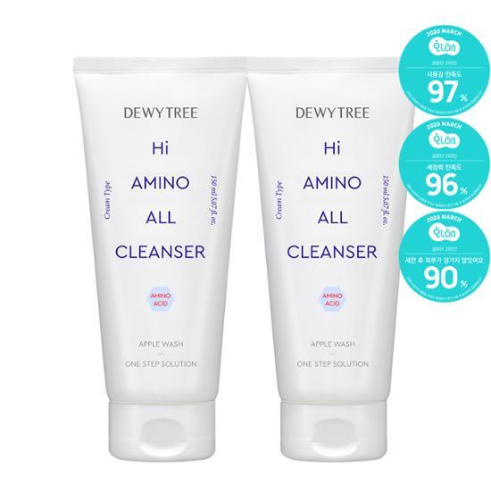 Hi Amino All Cleanser 2-for-1 Set by Dewytree at GWENCHANDA Korean Cosmetics Shop - 3