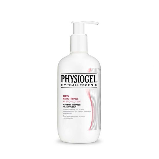 Red Soothing AI Body Lotion 400ml by PHYSIOGEL at GWENCHANDA Korean Cosmetics Shop - 1
