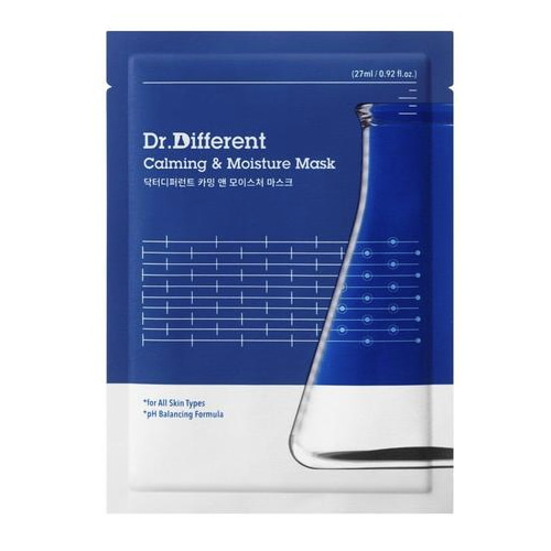 Calming & Moisture Mask Sheet 1 Sheet by Dr.Different at GWENCHANDA Korean Cosmetics Shop - 1