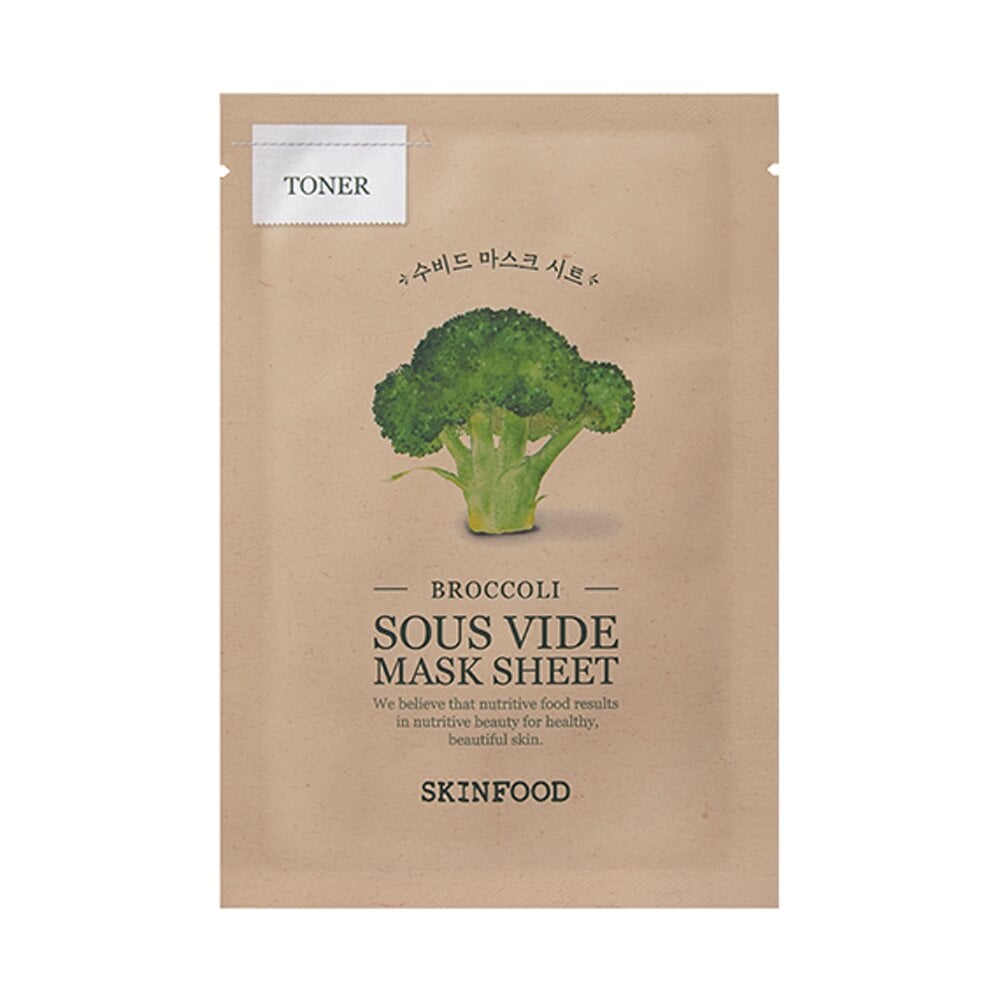 Sous Vide Mask Sheet (Broccoli) by SKINFOOD at GWENCHANDA Korean Cosmetics Shop - 1