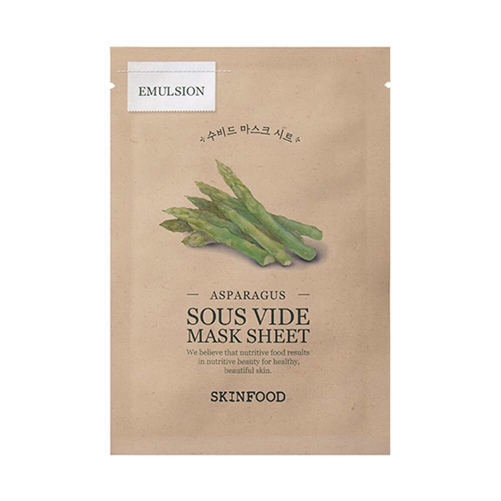 Sous Vide Mask Sheet (Asparagus) by SKINFOOD at GWENCHANDA Korean Cosmetics Shop - 1