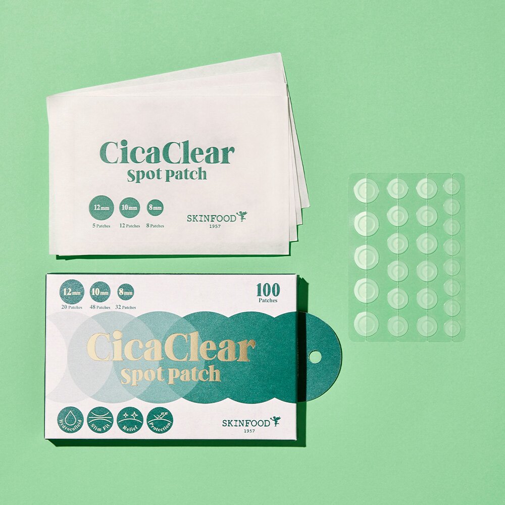 Cica Clear Spot Patch 100 Patches by SKINFOOD at GWENCHANDA Korean Cosmetics Shop - 2