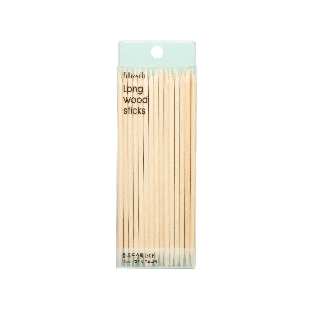 Long Wood Sticks (30P) by Fillimilli at GWENCHANDA Korean Cosmetics Shop - 1