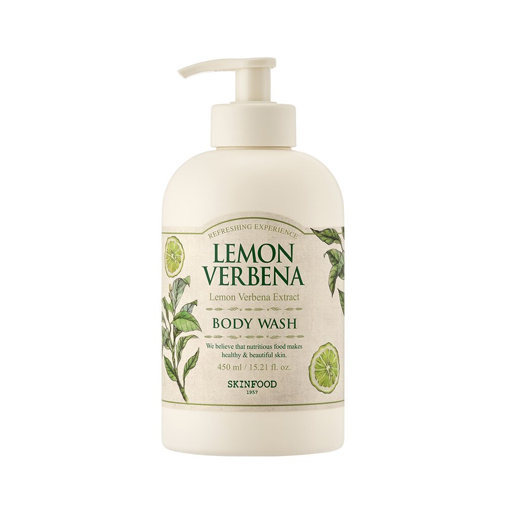 Lemon Verbena Body Wash 450mL by SKINFOOD at GWENCHANDA Korean Cosmetics Shop - 1