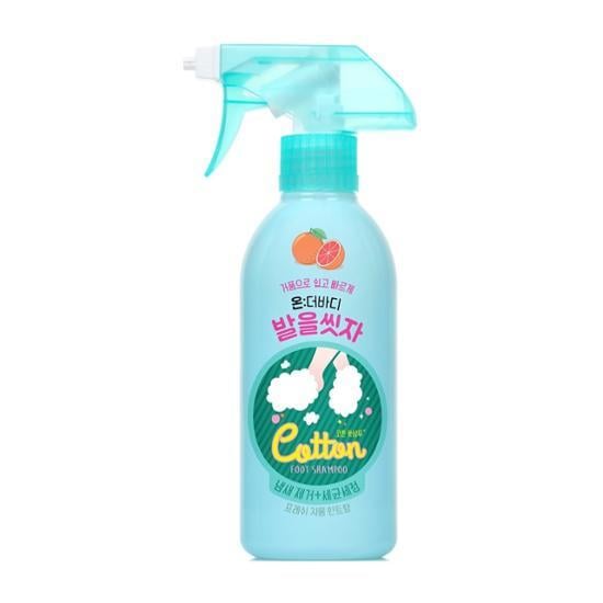 Cotton Foot Shampoo 385mL (Lemon/Grapefruit) by ON:THE BODY at GWENCHANDA Korean Cosmetics Shop - 1