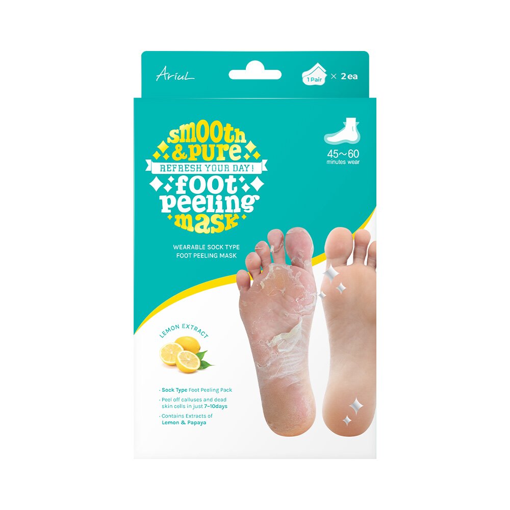 Smooth & Pure Foot Peeling Mask Sheet 2P Special Set by Ariul at GWENCHANDA Korean Cosmetics Shop - 1