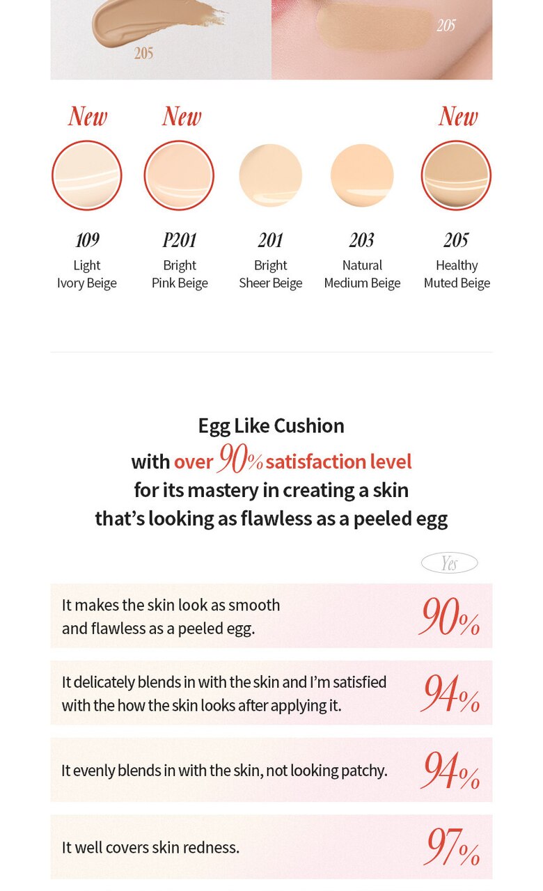 Egg Like Cushion (Vegan) by freshian at GWENCHANDA Korean Cosmetics Shop - 2