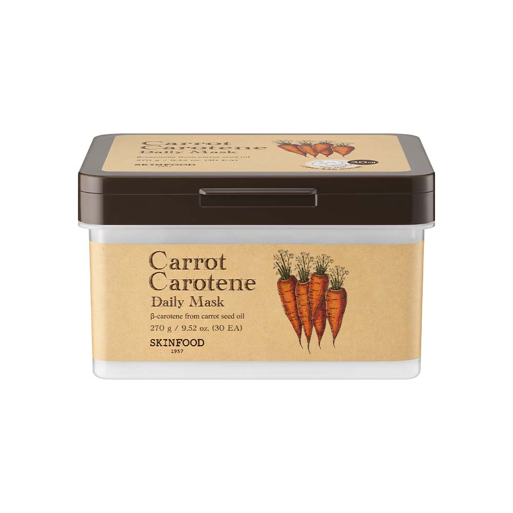 Carrot Carotene Daily Mask Sheet 30P by SKINFOOD at GWENCHANDA Korean Cosmetics Shop - 1
