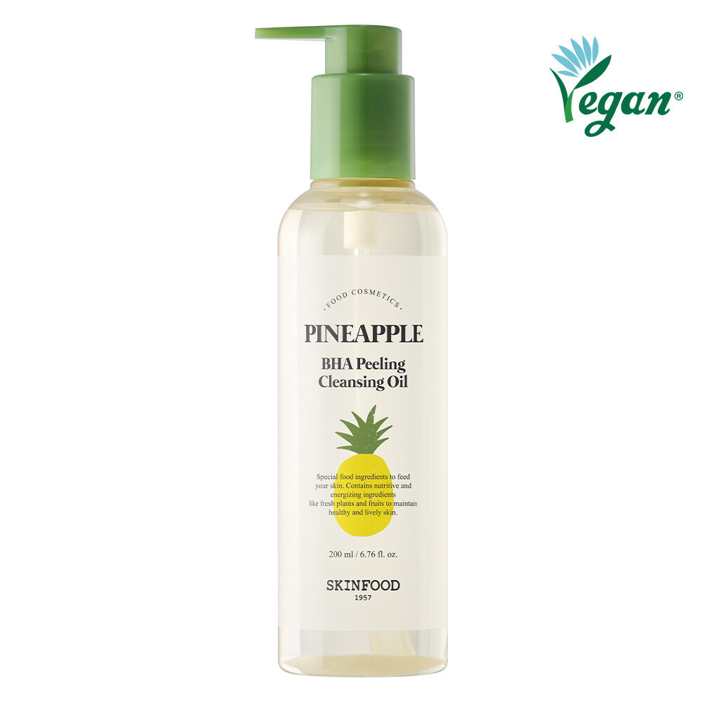 Pineapple BHA Peeling Cleansing Oil 200ml by SKINFOOD at GWENCHANDA Korean Cosmetics Shop - 2