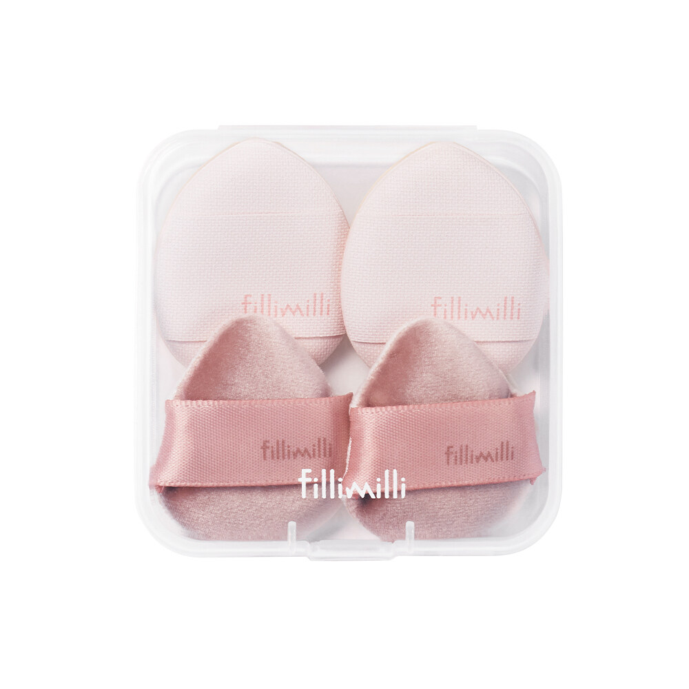 Mini Tapping Puff (Base & Blush) (4P) Set (+Case) by Fillimilli at GWENCHANDA Korean Cosmetics Shop - 2