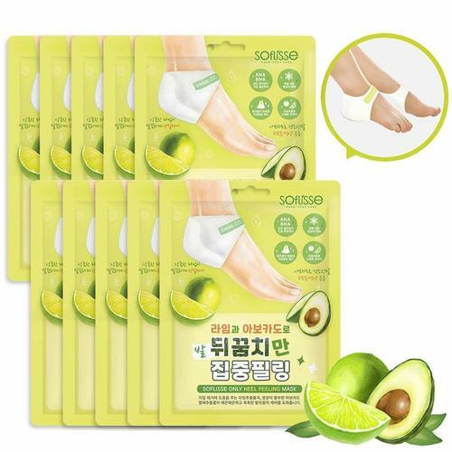 Only Heel Peeling Mask 10 Sheets by Soflisse at GWENCHANDA Korean Cosmetics Shop - 1