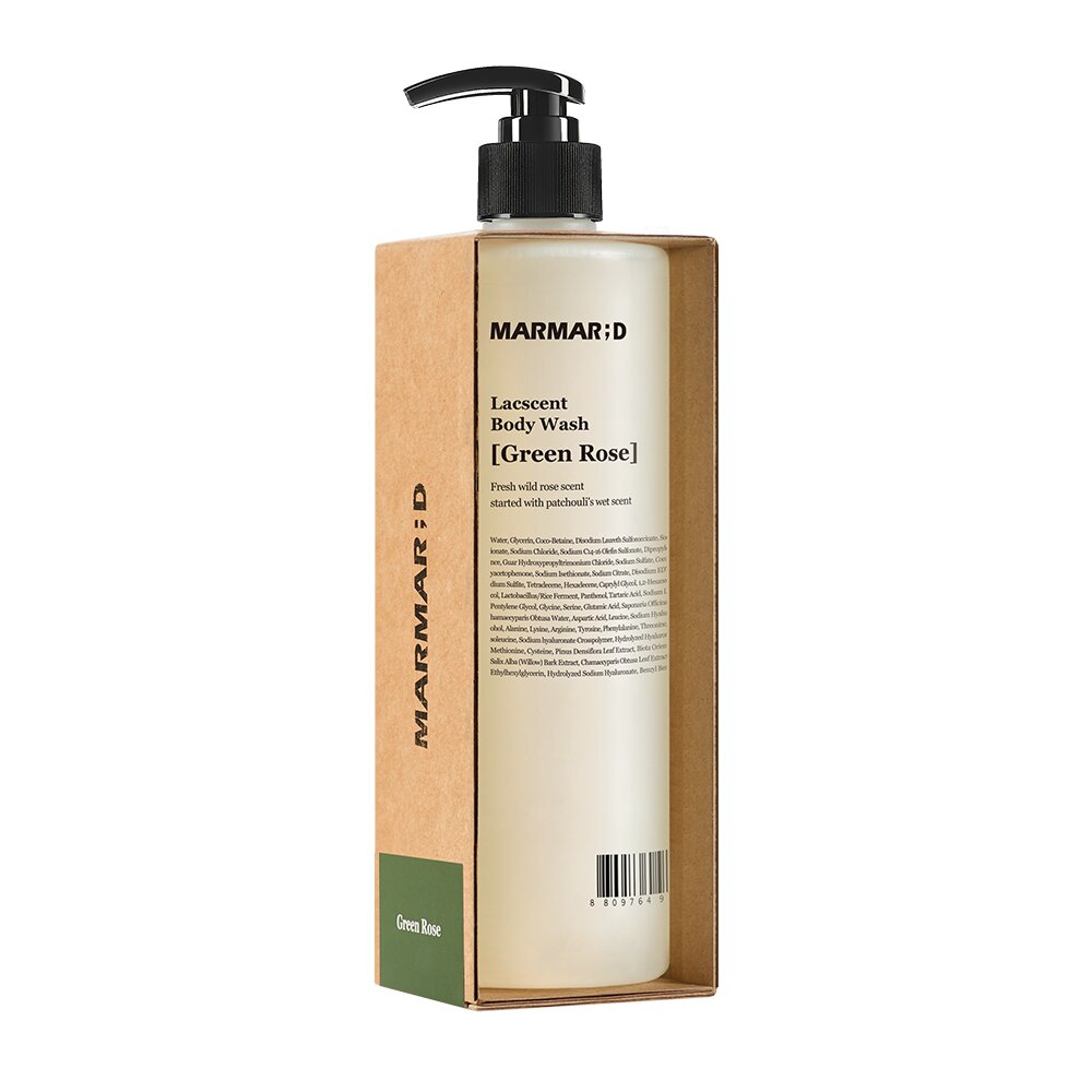 Lacscent Body Wash #Green Rose 488mL by MARMAR;D at GWENCHANDA Korean Cosmetics Shop - 1