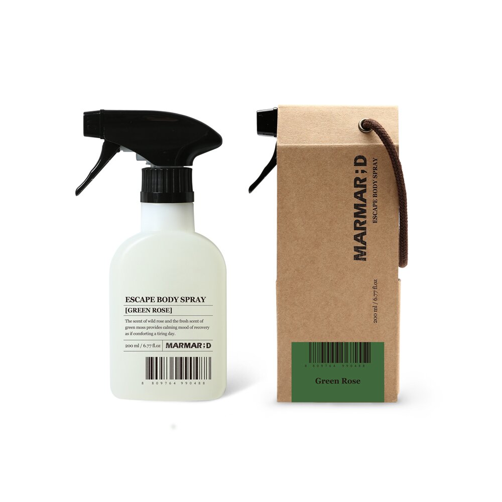 Escape Body Spray #Green Rose 200mL by MARMAR;D at GWENCHANDA Korean Cosmetics Shop - 1
