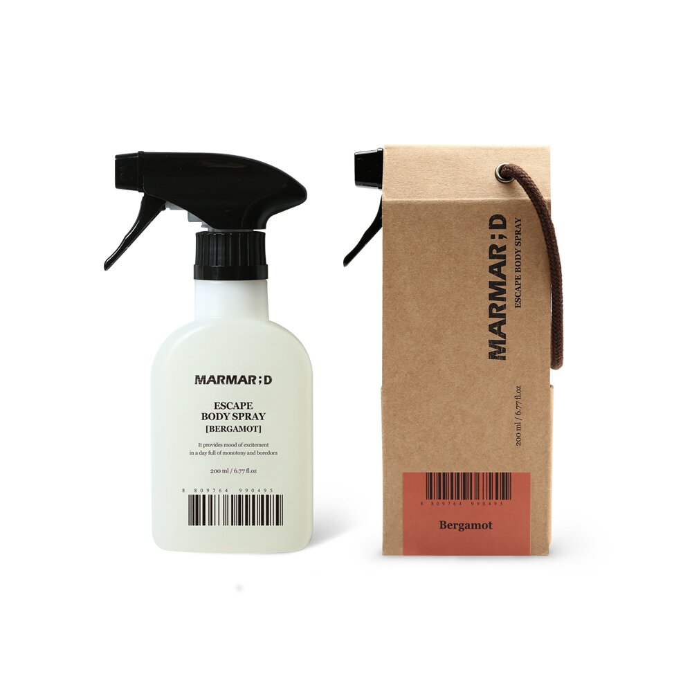 Escape Body Spray #Bergamot 200mL by MARMAR;D at GWENCHANDA Korean Cosmetics Shop - 1