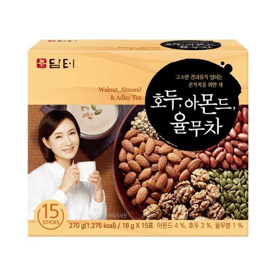 Walnuts, Almonds, Job's Tears Tea 15 Sticks by Damtuh at GWENCHANDA Korean Cosmetics Shop - 2