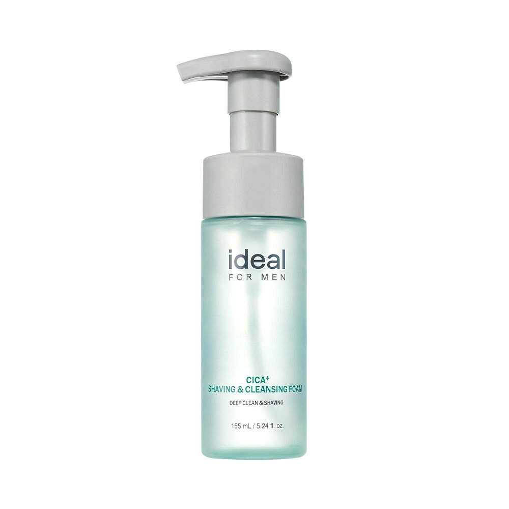 Cica+ Shaving & Cleansing Foam 155mL by Ideal for Men at GWENCHANDA Korean Cosmetics Shop - 2
