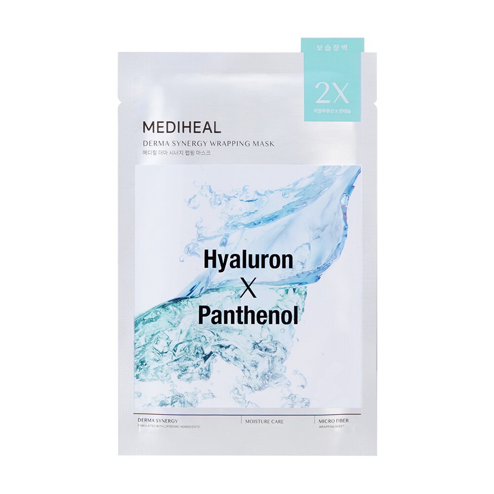 Derma Synergy Wrapping Mask Sheet - Moisture 1P by MEDIHEAL at GWENCHANDA Korean Cosmetics Shop - 3
