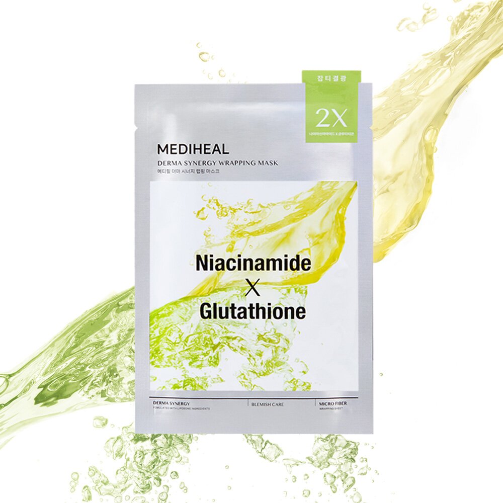 Derma Synergy Wrapping Mask Sheet - Blemish 1P by MEDIHEAL at GWENCHANDA Korean Cosmetics Shop - 1