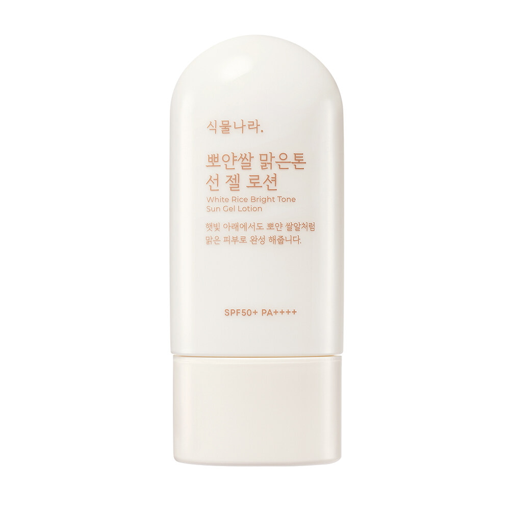 White Rice Bright Tone Sun Gel Lotion 60mL by Shingmulnara at GWENCHANDA Korean Cosmetics Shop - 1