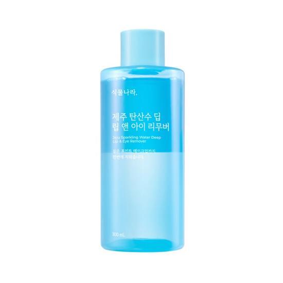 Jeju Sparkling Water Quick Lip & Eye Remover 300ml by Shingmulnara at GWENCHANDA Korean Cosmetics Shop - 2