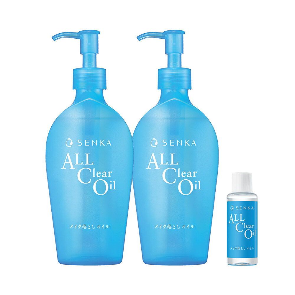 All Clear Oil Double Pack (+Cleansing Oil 20ml) by SENKA at GWENCHANDA Korean Cosmetics Shop - 2