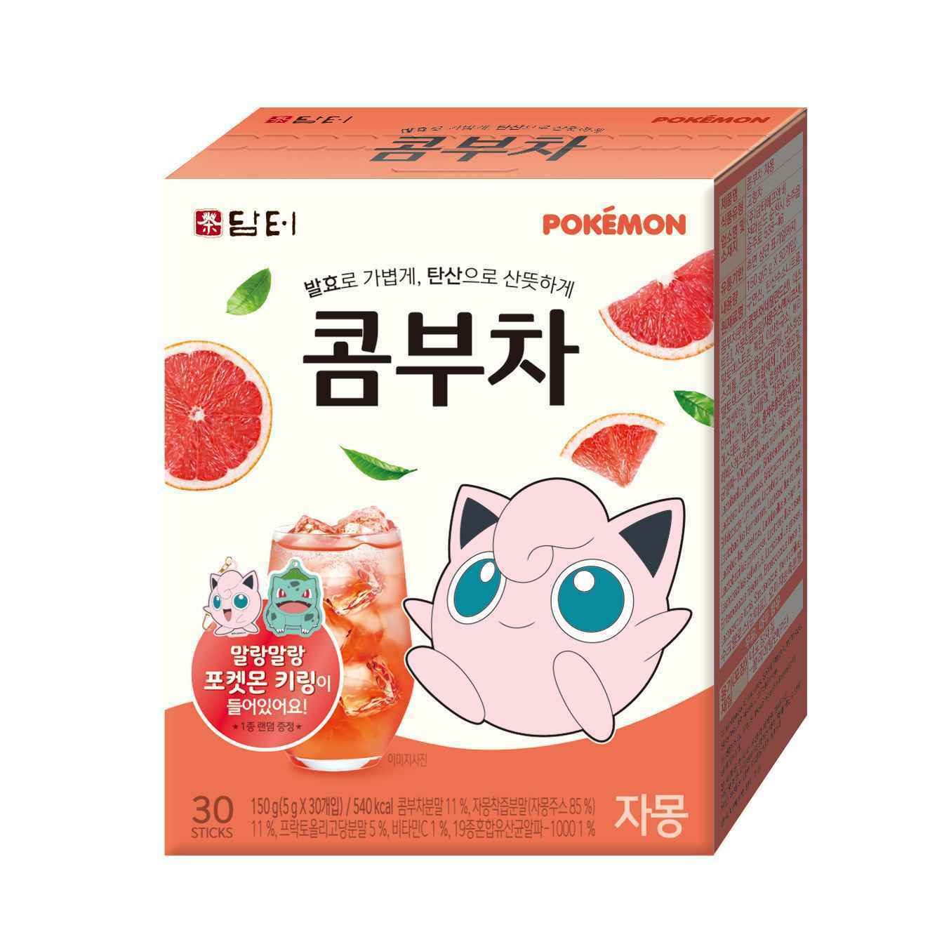 Pokemon Kombucha Grapefruit 30T by Damtuh at GWENCHANDA Korean Cosmetics Shop - 1