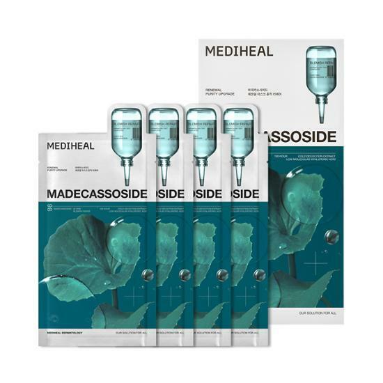 Madecassoside Essential Mask Sheet Blemish Repair 2ea Set (+2ea) by MEDIHEAL at GWENCHANDA Korean Cosmetics Shop - 1