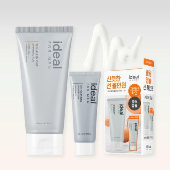 All In One 120ml+20ml Set by Ideal for Men at GWENCHANDA Korean Cosmetics Shop - 2