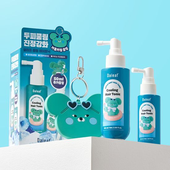 Apple Mint Hair Tonic 100ml Set (+50ml) by DALEAF at GWENCHANDA Korean Cosmetics Shop - 4