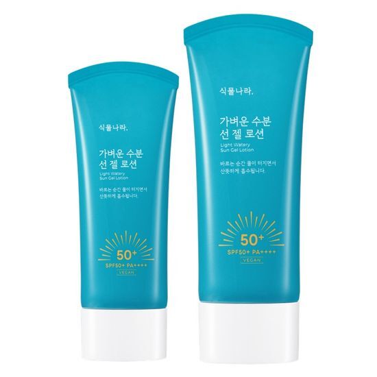Water Light Sun Gel Lotion Large Capacity Edition (60ml + 80ml) by Shingmulnara at GWENCHANDA Korean Cosmetics Shop - 2