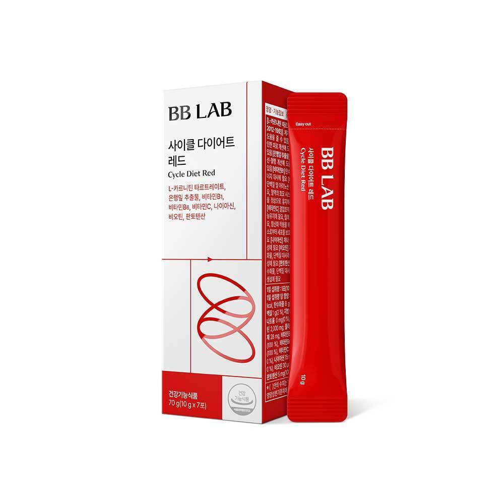 Cycle Diet Red 7 Sticks (7-day supply) by BB LAB at GWENCHANDA Korean Cosmetics Shop - 1