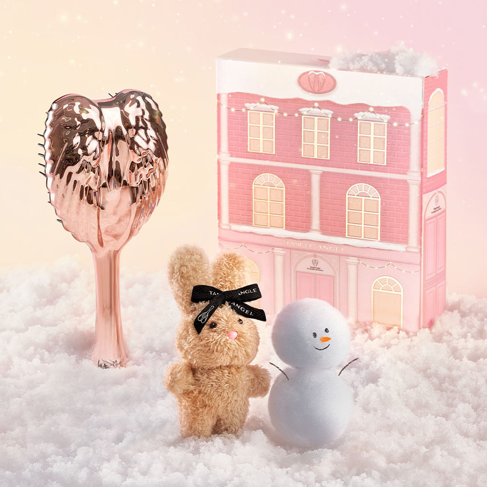 Pro Hair Brush Set (+Olivet Key Ring) by TANGLE ANGEL at GWENCHANDA Korean Cosmetics Shop - 1