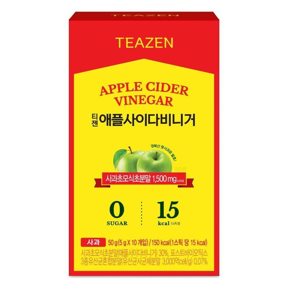 Apple Cider Vinegar 10T by Teazen at GWENCHANDA Korean Cosmetics Shop - 2