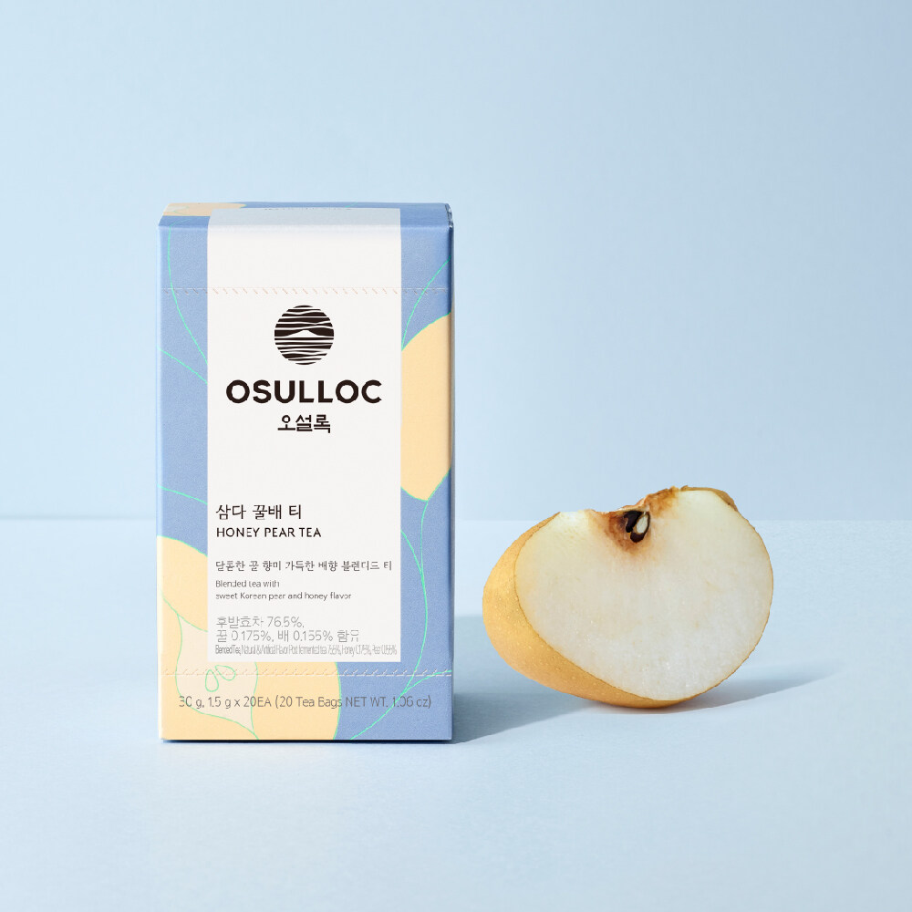 Samdayeon Honey Pear Tea 20ea by OSULLOC at GWENCHANDA Korean Cosmetics Shop - 1