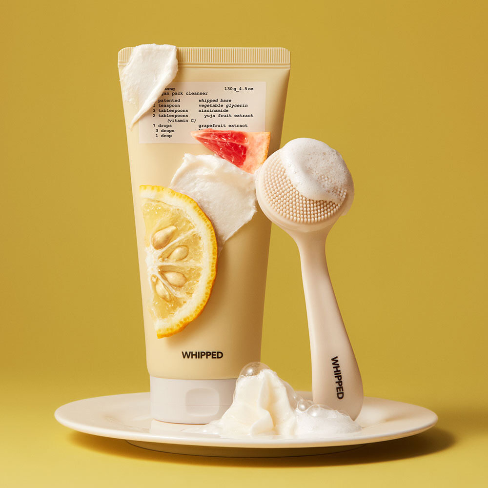 Yujamong Vegan Pack Cleanser 130g Set (+Pore Brush) by Whipped at GWENCHANDA Korean Cosmetics Shop - 4