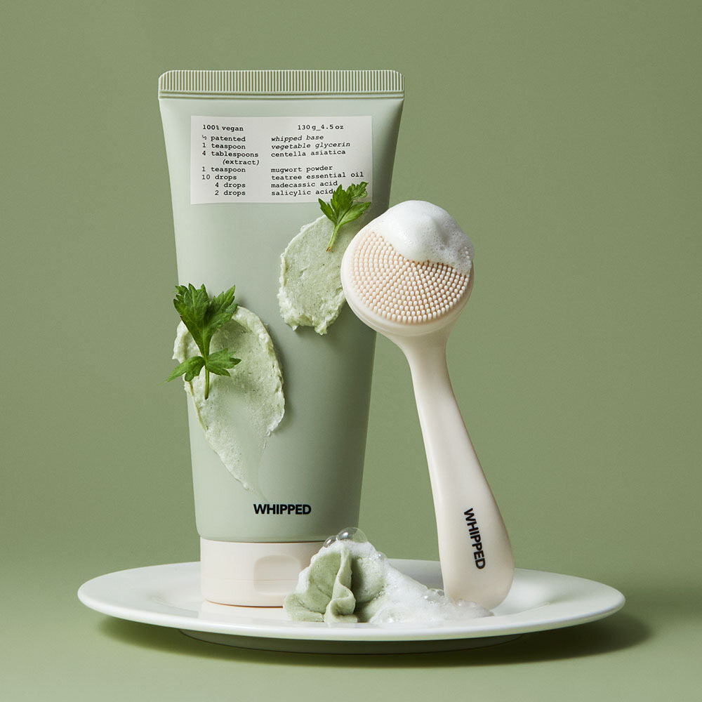 Mugtree Vegan Pack Cleanser 130g Set (+pore brush) by Whipped at GWENCHANDA Korean Cosmetics Shop - 1