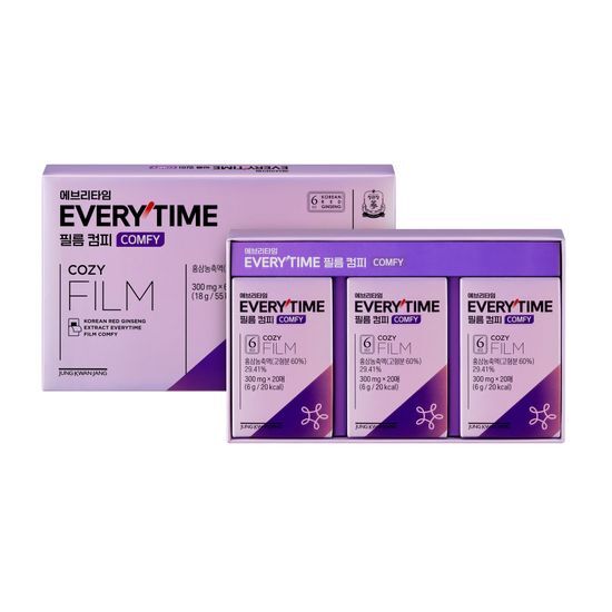 Kwan Jang Everytime Film Comfy (300mg*60 Sheets) (30-day supply) by KGC at GWENCHANDA Korean Cosmetics Shop - 1