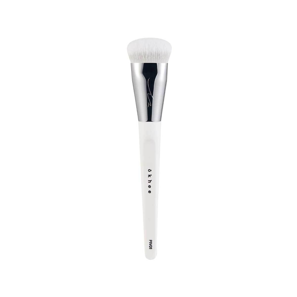 Okhee Whitejade Foundation Brush (PIV01) by SOOADOR at GWENCHANDA Korean Cosmetics Shop - 1