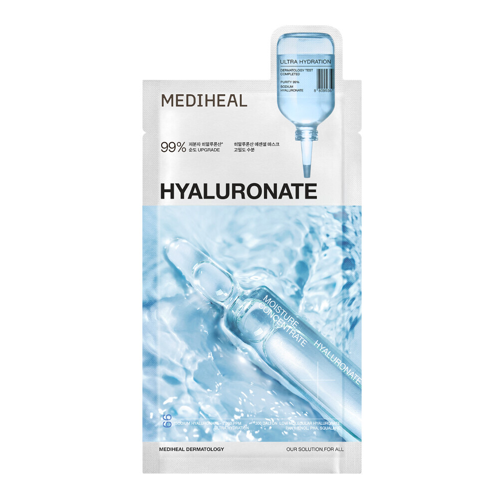 Hyaluronate Essential Mask Sheet Ultra Hydration 1ea by MEDIHEAL at GWENCHANDA Korean Cosmetics Shop - 2
