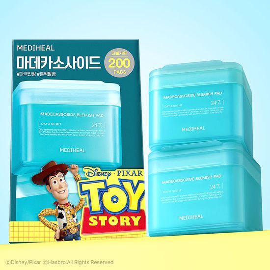 Madecassoside Blemish Pad 100P Set (+100P+Random 1 out of 4 Pouch) by MEDIHEAL at GWENCHANDA Korean Cosmetics Shop - 3