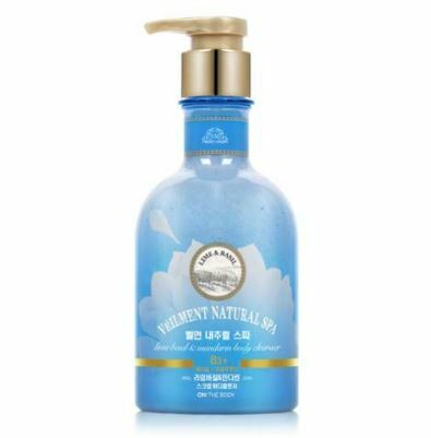 Natural Spa Scrub Body Wash 400mL #Lime & Basil by VEILMENT at GWENCHANDA Korean Cosmetics Shop - 1
