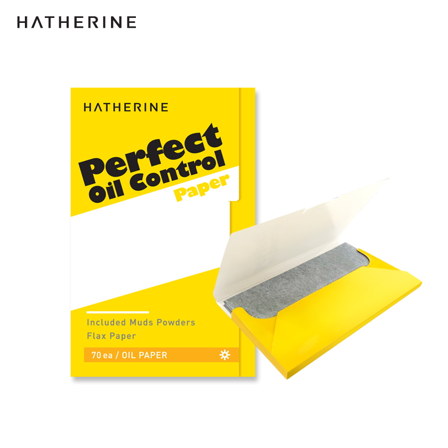 Perfect Oil Control Paper 70ea by HATHERINE at GWENCHANDA Korean Cosmetics Shop - 1