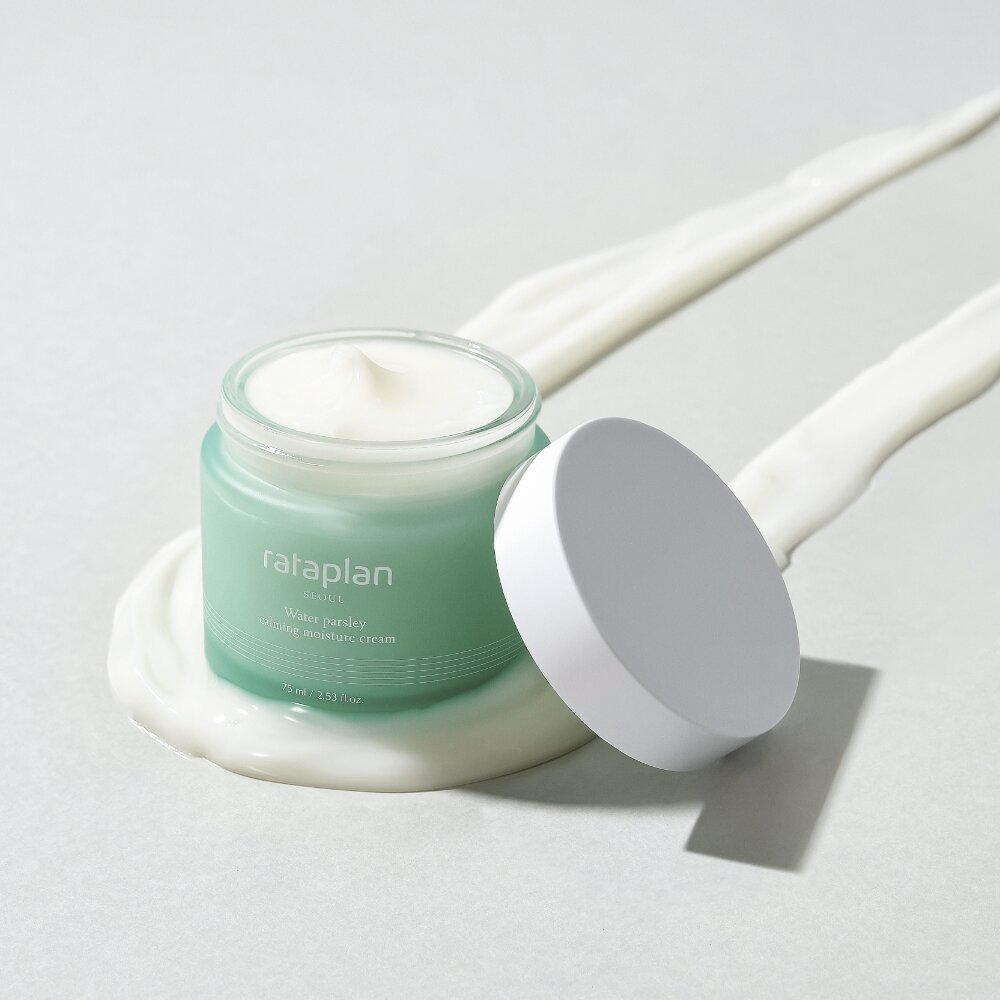 Water Parsley Calming Moisture Cream 75mL by rataplan at GWENCHANDA Korean Cosmetics Shop - 4