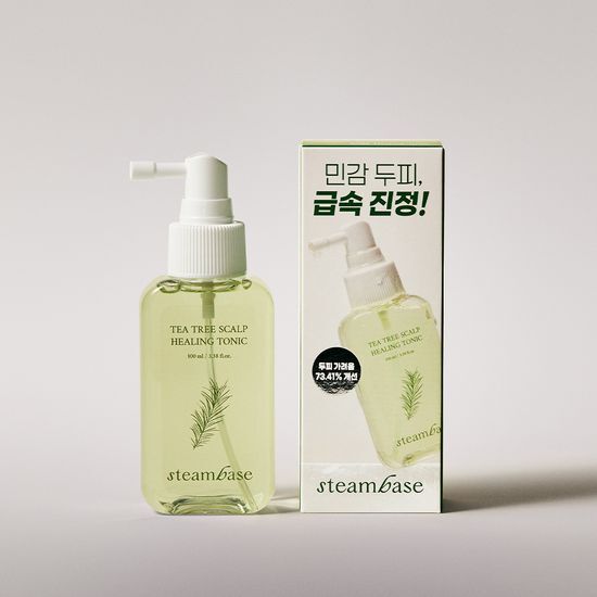 Tea Tree Scalp Healing Tonic 100mL by STEAMBASE at GWENCHANDA Korean Cosmetics Shop - 3