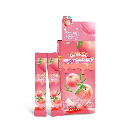 Peach Burning Tea 10 Sticks (10-day supply) by Deepte 3days at GWENCHANDA Korean Cosmetics Shop - 2