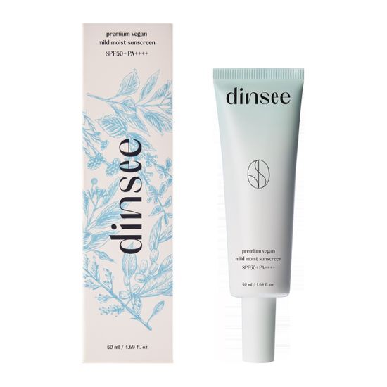 Premium Vegan Mild Moist Sunscreen SPF50+ PA++++ 50mL by Dinsee at GWENCHANDA Korean Cosmetics Shop - 3